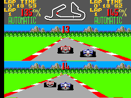 SUPER MONACO GP SEGA MASTER SYSTEM