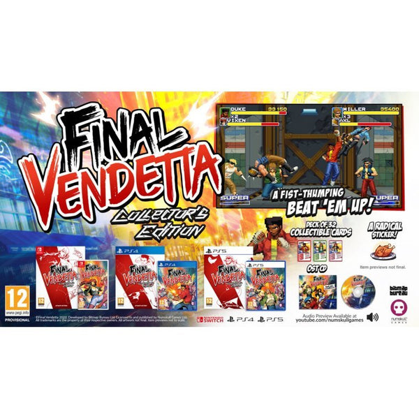 FINAL VENDETTA COLLECTOR'S EDITION PS4