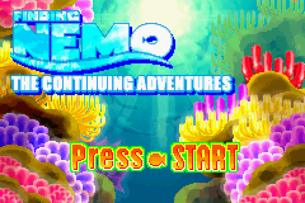 FINDING NEMO THE CONTINUING ADVENTURE GBA