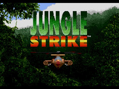 JUNGLE STRIKE SEGA MEGADRIVE