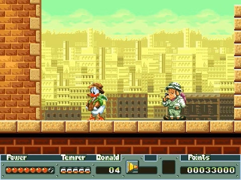QUACKSHOT SEGA MEGADRIVE