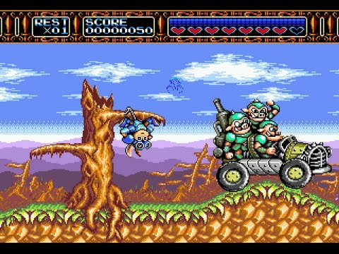 ROCKETKNIGHT ADVENTURES SEGA MEGADRIVE