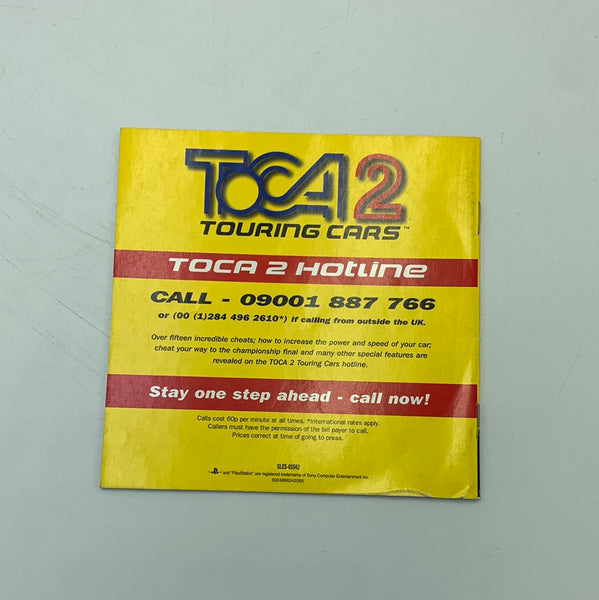 MANUAL TOCA 2 TOURING CARS PLAYSTATION 1