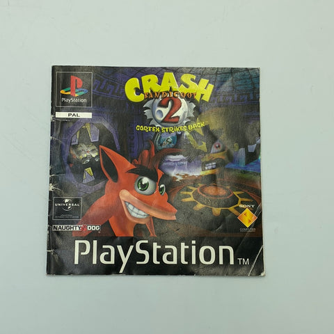 CRASH BANDICOOT 2 CORTEX STRIKES BACK MANUAL