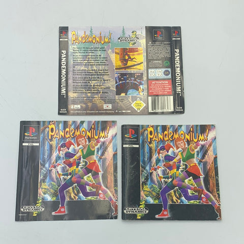 MANUAL PANDEMONIUM! PLAYSTATION 1