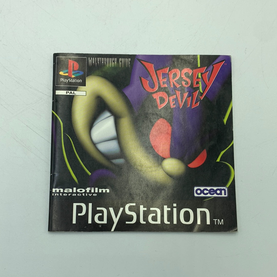 MANUAL WALKTHROUGH GUIDE JERSEY DEVIL PLAYSTATION 1