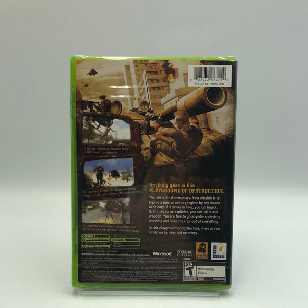 MERCENARIES PLAYGROUND OF DESTRUCTION XBOX NTSC US