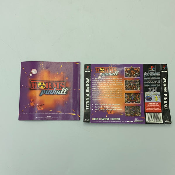 MANUAL WORNS PINBALL PLAYSTATION 1