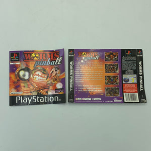 MANUAL WORNS PINBALL PLAYSTATION 1