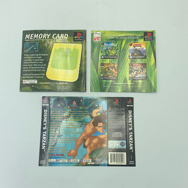 MANUAL DISNEY TARZAN PLAYSTATION 1