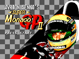 SUPER MONACO GP SEGA MASTER SYSTEM