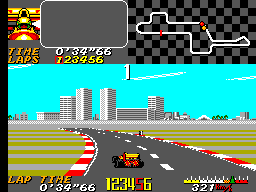 SUPER MONACO GP SEGA MASTER SYSTEM