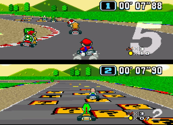 SUPER MARIO KART SNES