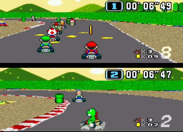 SUPER MARIO KART SNES