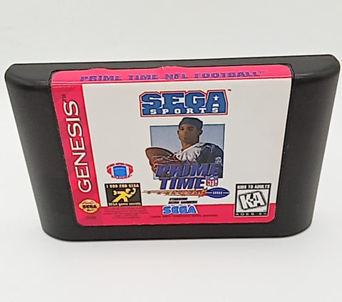 PRIME TIME NFL FOOTBALL SEGA GENESIS