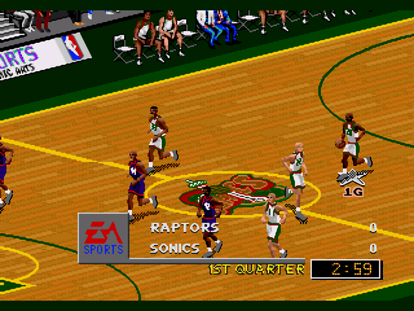 NBA LIVE 98 SEGA SATURN