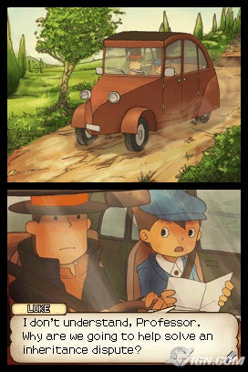 PROFESSOR LAYTON AND THE CURIOUS VILLAGE NINTENDO DS