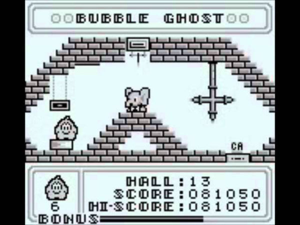 BUBBLE GHOST NINTENDO GAME BOY