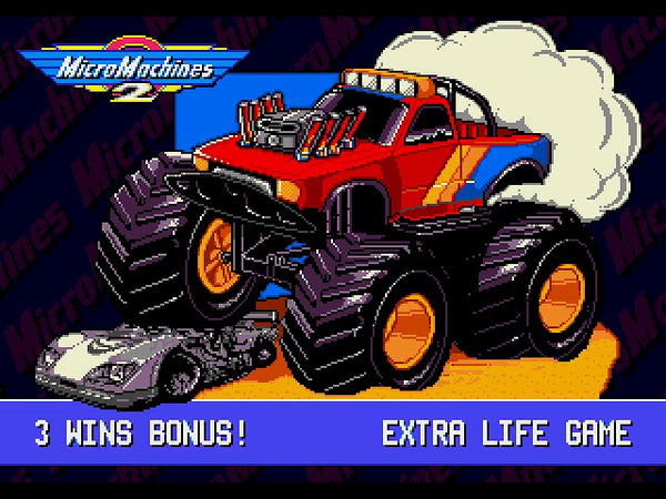 MICRO MACHINES 2 TURBO TOURNAMENT SEGA MEGADRIVE